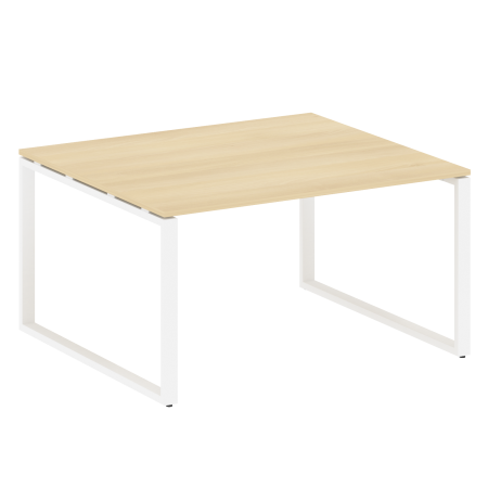 Metal System Переговорный стол (1 столешница) на О-образном м/к БО.ПРГ-1.3 Акация Лорка/Металл Белый 1400*1235*750 Metal System Переговорный стол (1 столешница) на О-образном м/к БО.ПРГ-1.3 Акация Лорка/Металл Белый 1400*1235*750