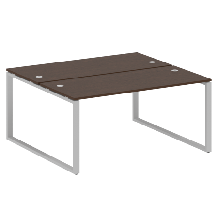 Metal System Рабочая станция на О-образном м/к БО.РАС-СП-2.4 Венге Цаво/Металл Серый 1600*1475*750 Metal System Рабочая станция на О-образном м/к БО.РАС-СП-2.4 Венге Цаво/Металл Серый 1600*1475*750
