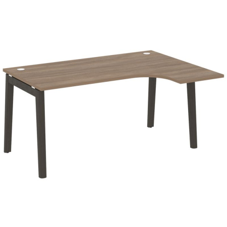Onix Wood Стол эргономичный правый OW.SA-4 (R) Дуб Аризона/Дуб Темный/Металл Антрацит 1580*1180*750 (800/460)