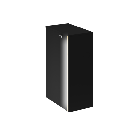 Onix Тумба с подсветкой 4 ящика проходная, средняя O.R-TV-4.S Тиквуд Светлый/Антрацит 436*767*1185