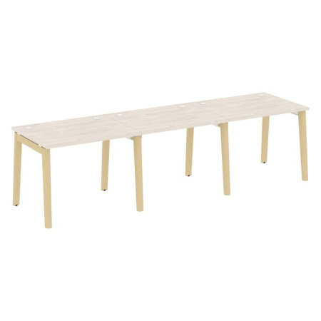 Onix Wood Рабочая станция OW.RS-3.1.8 Денвер Светлый/Дуб Светлый/Металл Белый 2940*800*750 Onix Wood Рабочая станция OW.RS-3.1.8 Денвер Светлый/Дуб Светлый/Металл Белый 2940*800*750