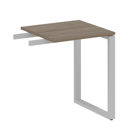 Metal System Приставной элемент на О-образном м/к БО.ПР-1 Вяз Благородный/Металл Серый 600*600*750 Metal System Приставной элемент на О-образном м/к БО.ПР-1 Вяз Благородный/Металл Серый 600*600*750