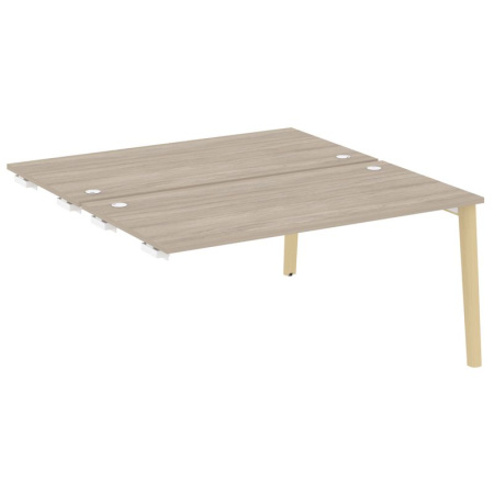 Onix Wood Стол-приставка двойной OW.D.SPR-4.8 Дуб Аттик/Дуб Светлый/Металл Белый 1580*1635*750 Onix Wood Стол-приставка двойной OW.D.SPR-4.8 Дуб Аттик/Дуб Светлый/Металл Белый 1580*1635*750