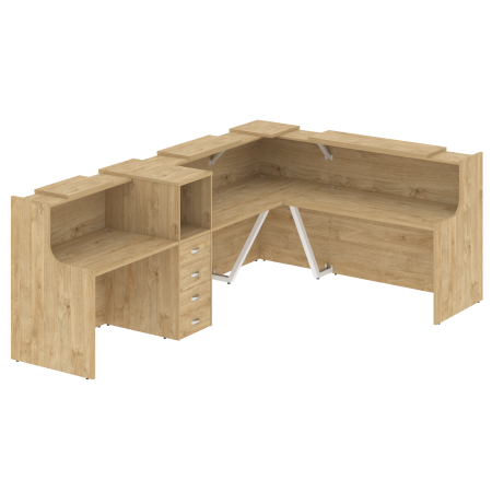 Onix Ресепшн O.R-K-30 Тиквуд Светлый 2168*3151*1187 Onix Ресепшн O.R-K-30 Тиквуд Светлый 2168*3151*1187