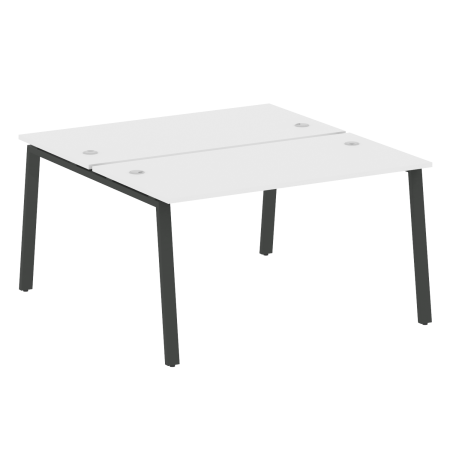 Metal System Рабочая станция на А-образном м/к БА.РАС-СП-2.3 Белый/Металл Антрацит 1400*1475*750 Metal System Рабочая станция на А-образном м/к БА.РАС-СП-2.3 Белый/Металл Антрацит 1400*1475*750