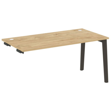 Onix Wood Стол-приставка OW.SPR-4.8 Тиквуд Светлый/Дуб Темный/Металл Антрацит 1580*800*750 Onix Wood Стол-приставка OW.SPR-4.8 Тиквуд Светлый/Дуб Темный/Металл Антрацит 1580*800*750