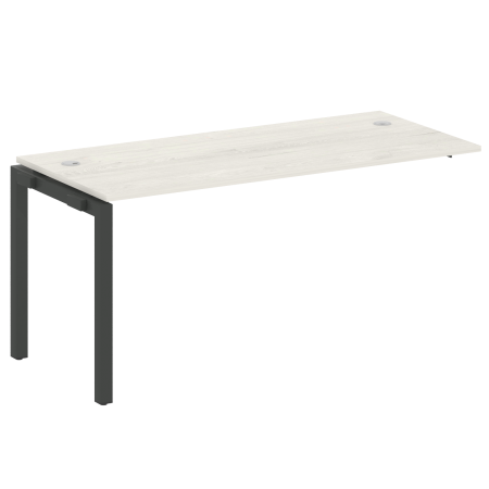 Metal System Quattro Проходной элемент рабочей станции на П-образном м/к 50БП.ПРС-СП-1.4 Дуб Наварра/Металл Антрацит 1600*720*750 Metal System Quattro Проходной элемент рабочей станции на П-образном м/к 50БП.ПРС-СП-1.4 Дуб Наварра/Металл Антрацит 1600*720*750