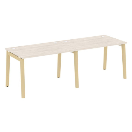 Onix Wood Рабочая станция OW.RS-2.2.8 Денвер Светлый/Дуб Светлый/Металл Белый 2360*800*750 Onix Wood Рабочая станция OW.RS-2.2.8 Денвер Светлый/Дуб Светлый/Металл Белый 2360*800*750