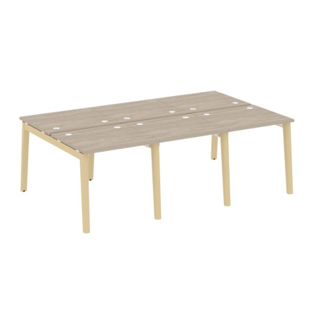 Onix Wood Рабочая станция OW.D.RS-6.0.7 Дуб Аттик/Дуб Светлый/Металл Белый 2340*1475*750 Onix Wood Рабочая станция OW.D.RS-6.0.7 Дуб Аттик/Дуб Светлый/Металл Белый 2340*1475*750