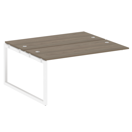 Metal System Quattro Проходной элемент рабочей станции на О-образном м/к 50БО.ПРС-СП-2.4 Вяз Благородный/Металл Белый 1600*1475*750 Metal System Quattro Проходной элемент рабочей станции на О-образном м/к 50БО.ПРС-СП-2.4 Вяз Благородный/Металл Белый 1600*1475*750