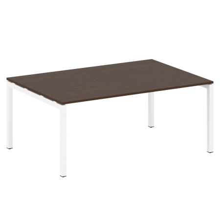 Metal System Quattro Переговорный стол (1 столешница) на П-образном м/к 50БП.ПРГ-1.5 Венге Цаво/Металл Белый 1800*1235*750 Metal System Quattro Переговорный стол (1 столешница) на П-образном м/к 50БП.ПРГ-1.5 Венге Цаво/Металл Белый 1800*1235*750