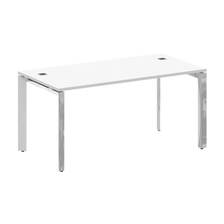 Onix Direct Lux Стол руководителя П-обр. м/к M-O.MP-SRR-4.8 Белый Бриллиант/Нержавеющая Сталь/Хром 1580*800*750 Onix Direct Lux Стол руководителя П-обр. м/к M-O.MP-SRR-4.8 Белый Бриллиант/Нержавеющая Сталь/Хром 1580*800*750