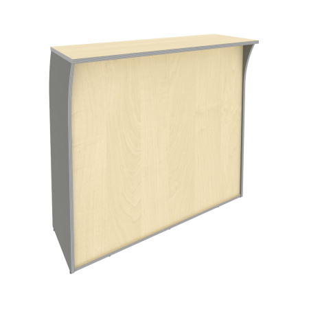 Riva Стойка ресепшн А.РС-2 Клен Металлик NEW 1244*506*1150