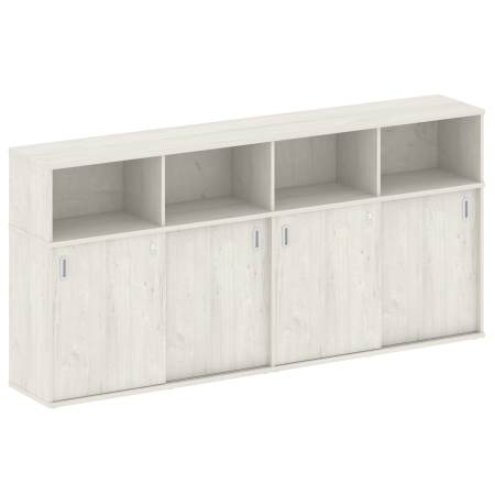 Metal System Шкаф-купе приставной Б.ШК-4 Т Дуб Наварра 2332*410*1098 Metal System Шкаф-купе приставной Б.ШК-4 Т Дуб Наварра 2332*410*1098