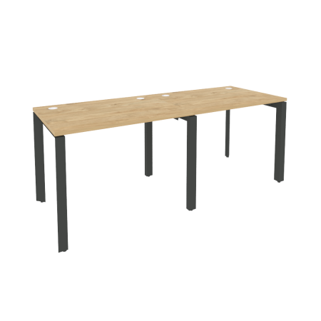 Onix Рабочая станция на П-образном м/к O.MP-RS-2.1.7 Тиквуд Светлый/Металл Антрацит 1960*720*750 Onix Рабочая станция на П-образном м/к O.MP-RS-2.1.7 Тиквуд Светлый/Металл Антрацит 1960*720*750