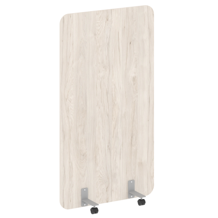 R-line Перегородка на металлических опорах, на роликах DP.R-100-180 Денвер Светлый/Металл Серый 1000*18*1800 R-line Перегородка на металлических опорах, на роликах DP.R-100-180 Денвер Светлый/Металл Серый 1000*18*1800