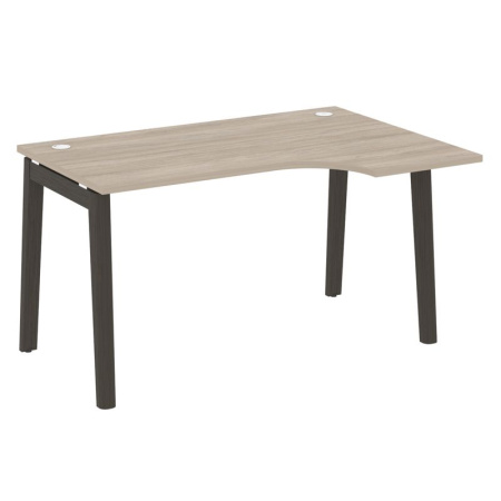 Onix Wood Стол эргономичный правый OW.SA-2 (R) Дуб Аттик/Дуб Темный/Металл Антрацит 1380*980*750 (720/460)