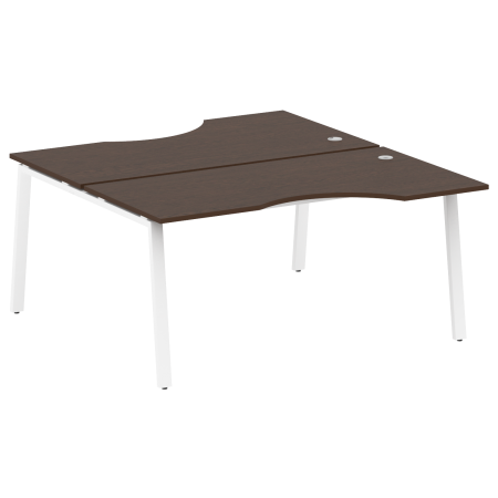 Metal System Рабочая станция криволинейная на А-образном м/к БА.РАС-СА-2.1 Венге Цаво/Металл Белый 1600*1835*750 Metal System Рабочая станция криволинейная на А-образном м/к БА.РАС-СА-2.1 Венге Цаво/Металл Белый 1600*1835*750