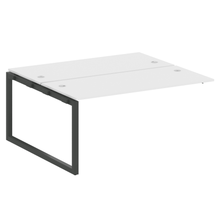 Metal System Quattro Проходной элемент рабочей станции на О-образном м/к 50БО.ПРС-СП-2.4 Белый/Металл Антрацит 1600*1475*750 Metal System Quattro Проходной элемент рабочей станции на О-образном м/к 50БО.ПРС-СП-2.4 Белый/Металл Антрацит 1600*1475*750