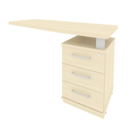 First Тумба приставная с топом правая KTP-2 (R) Клен 1300*500*765 First Тумба приставная с топом правая KTP-2 (R) Клен 1300*500*765