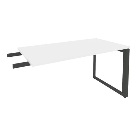 Onix Direct Брифинг-приставка на О-образном м/к O.MO-BR-13 Белый Бриллиант/Металл Антрацит 1380*720*750 Onix Direct Брифинг-приставка на О-образном м/к O.MO-BR-13 Белый Бриллиант/Металл Антрацит 1380*720*750