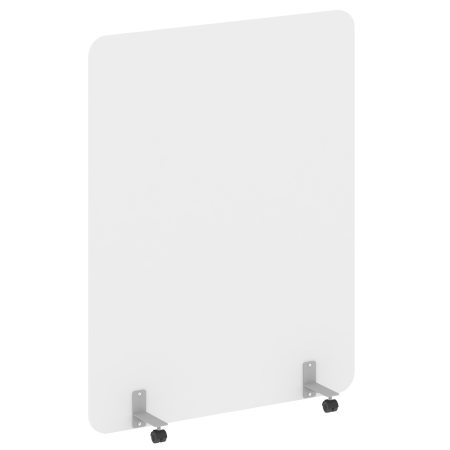 R-line Перегородка на металлических опорах, на роликах DP.R-140-180 Белый Бриллиант/Металл Серый 1400*18*1800 R-line Перегородка на металлических опорах, на роликах DP.R-140-180 Белый Бриллиант/Металл Серый 1400*18*1800