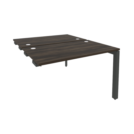 Onix Стол-приставка двойной на П-образном м/к к опорным элем. O.MP-D.SPR-2.7 Дуб Мали/Металл Антрацит 1180*1475*750 Onix Стол-приставка двойной на П-образном м/к к опорным элем. O.MP-D.SPR-2.7 Дуб Мали/Металл Антрацит 1180*1475*750