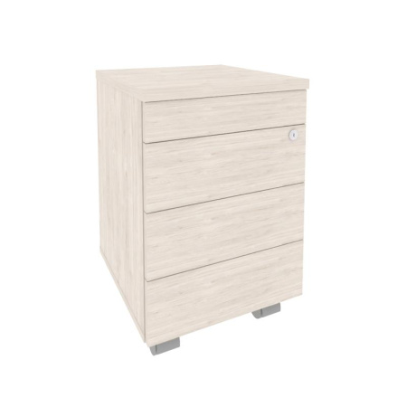 Onix Direct Тумба мобильная (TIP-ON) O.TM-3 TIP Денвер Светлый 432*460*633 Onix Direct Тумба мобильная (TIP-ON) O.TM-3 TIP Денвер Светлый 432*460*633