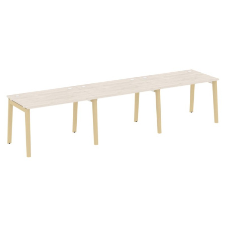 Onix Wood Рабочая станция OW.RS-3.2.8 Денвер Светлый/Дуб Светлый/Металл Белый 3540*800*750 Onix Wood Рабочая станция OW.RS-3.2.8 Денвер Светлый/Дуб Светлый/Металл Белый 3540*800*750