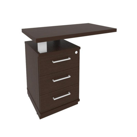 First Тумба приставная с топом левая KTP-1 (L) Венге Цаво 900*500*765 First Тумба приставная с топом левая KTP-1 (L) Венге Цаво 900*500*765