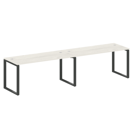 Metal System Рабочая станция на 2 места на О-образном м/к БО.СМ-2.4 Дуб Наварра/Металл Антрацит 3200*720*750 Metal System Рабочая станция на 2 места на О-образном м/к БО.СМ-2.4 Дуб Наварра/Металл Антрацит 3200*720*750