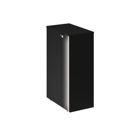 Onix Тумба с подсветкой 4 ящика завершающая, левая O.R-TV-4.S (L) Дуб Аттик/Антрацит 436*767*1185