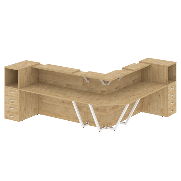 Onix Ресепшн O.R-K-33 Тиквуд Светлый 2607*3007*1187