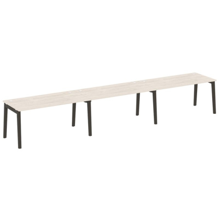 Onix Wood Рабочая станция OW.RS-3.4.8 Денвер Светлый/Дуб Темный/Металл Антрацит 4740*800*750 Onix Wood Рабочая станция OW.RS-3.4.8 Денвер Светлый/Дуб Темный/Металл Антрацит 4740*800*750