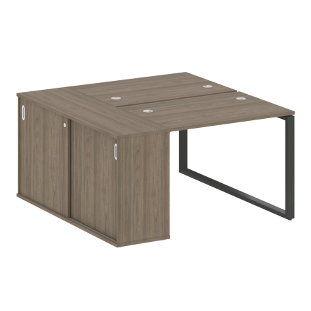 Metal System Рабочая станция с шкафом-купе на О-образном м/к БО.РС-СШК-1.1 Т Вяз Благородный/Металл Антрацит 1410*1475*750 Metal System Рабочая станция с шкафом-купе на О-образном м/к БО.РС-СШК-1.1 Т Вяз Благородный/Металл Антрацит 1410*1475*750