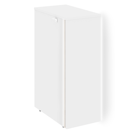 Onix Тумба с подсветкой 5 ящиков TIP-ON, проходная средняя O.R-TV-5 TIP.S Денвер Светлый/Белый Бриллиант 436*767*1185