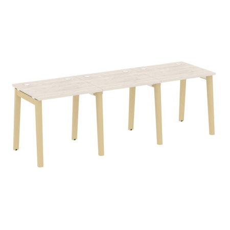 Onix Wood Рабочая станция OW.RS-3.0.7 Денвер Светлый/Дуб Светлый/Металл Белый 2340*720*750 Onix Wood Рабочая станция OW.RS-3.0.7 Денвер Светлый/Дуб Светлый/Металл Белый 2340*720*750